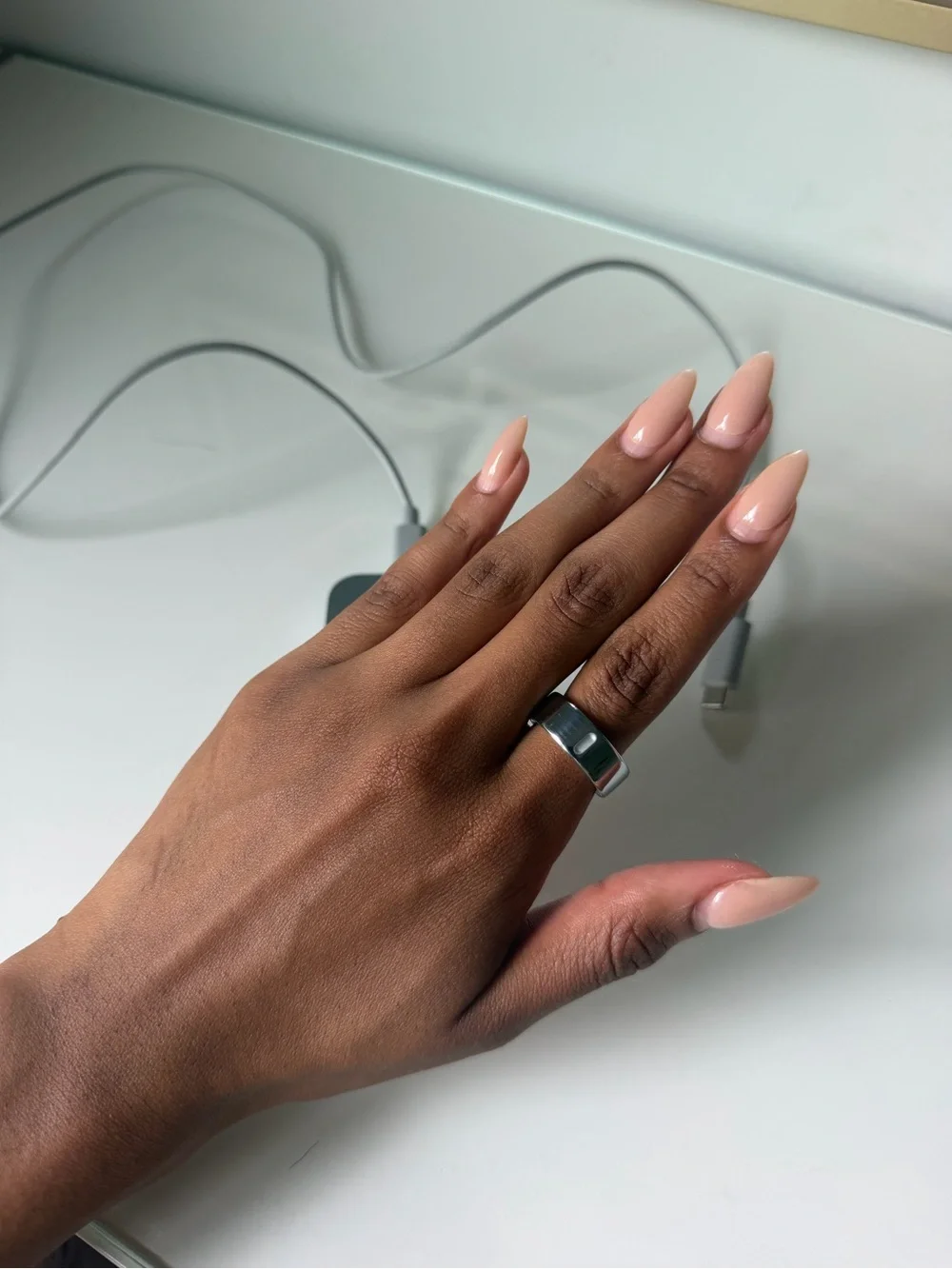 Oura Ring 4 in Silver